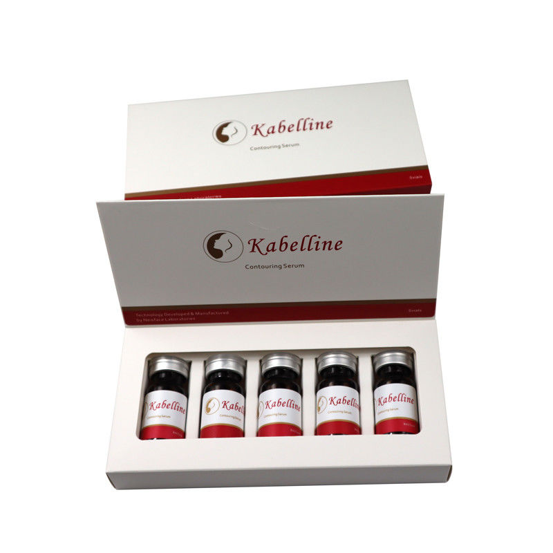 การฉีดสลายไขมัน Kabelline Lipolysis สำหรับใบหน้า 8ml*5 ขวด รักษาโรคอ้วน Kybella