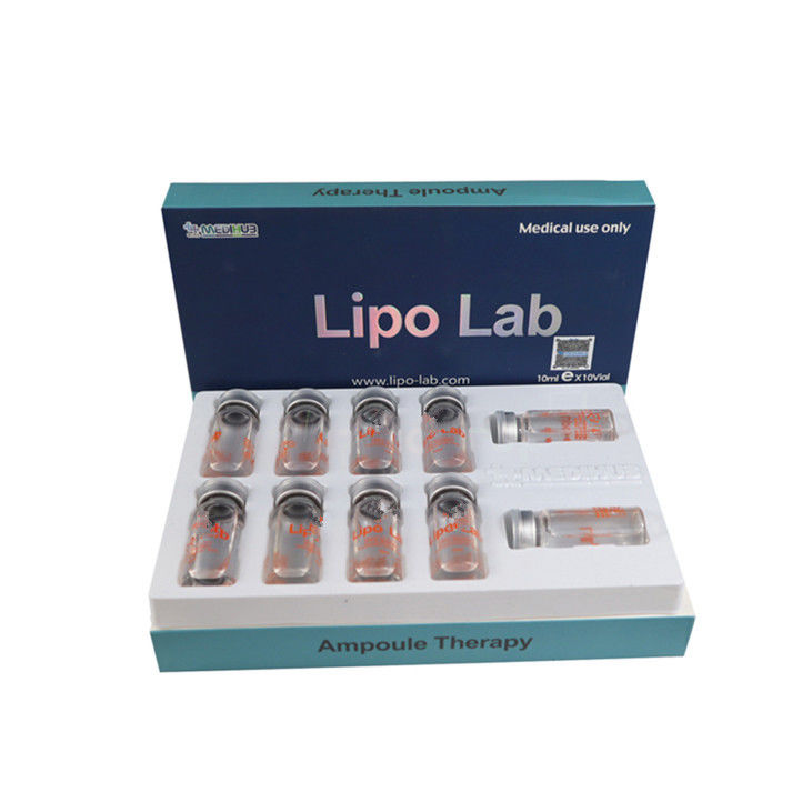 Lipo Lab Ppcs สลายเซลลูไลท์ การสูญเสียไขมัน การละลายการลดน้ําหนัก การฉีดฉีดฉีด Lipo Lab 8ml X 10vail