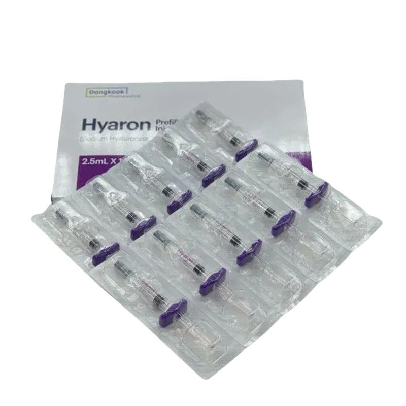 Hyaron อุปกรณ์ฉีดเต็มล่วงหน้า Dongkook Hyaluronic Skin Booster Hyaron Inj. (2. 5 ml X 10 สีริง)