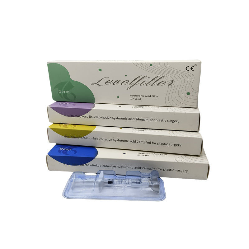 การขยายกระโปรง 20ml 50ml 100ml Derm Plus Hyaluronic Acid Filler สําหรับการขยายหน้าอก ราคาฉีดหน้าอก