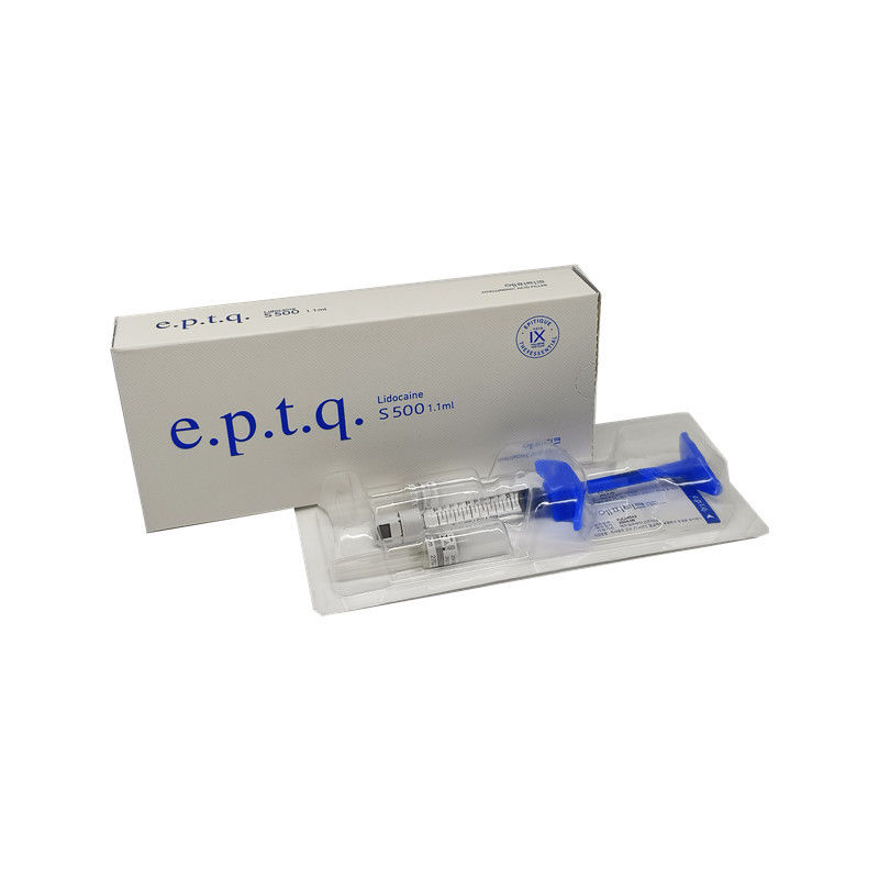 E.P.T.Q S500 1x1.1ml เนื้อผอมหนา Hyaluronic Acid Dermal Filler สําหรับการเสริมหน้า