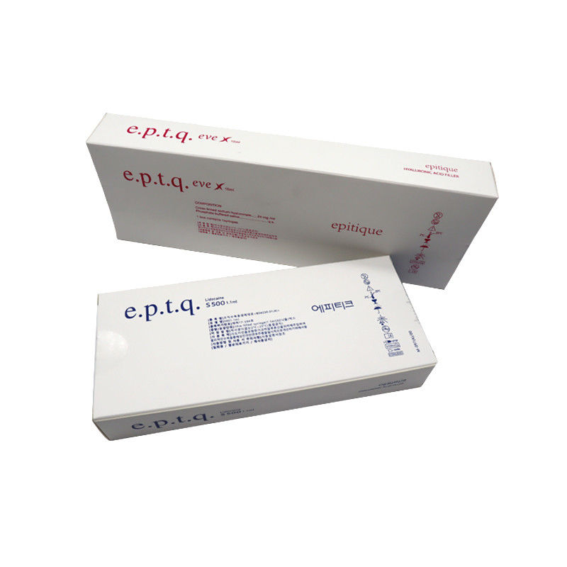 e.p.t.q s 500 ไฮยอลูรอนิกแอซิด Dermal Filler 1 ml Eptq E.P.T.Q eve Epitique S100 S300