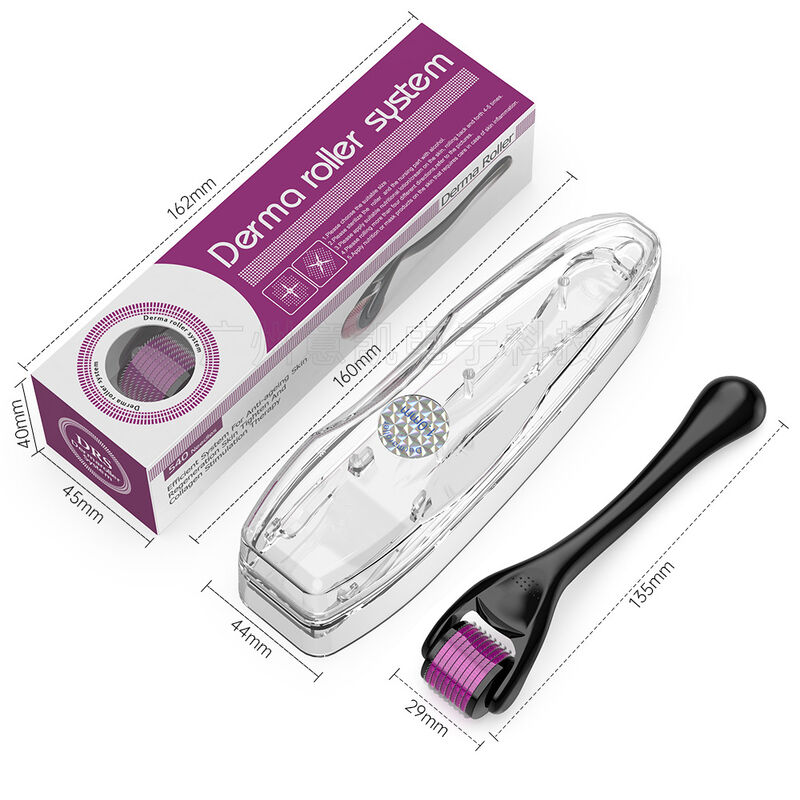 Derma Roller Drs 540 ไทเทเนียม ไมโครเข็ม Derma Stamp สําหรับการเยียวยาผิวหน้าและดูแลผม