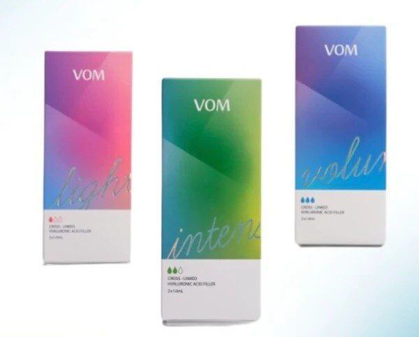 Vom Ha Filler Dermal Filler Skin ลดริ้วรอยหน้า ไฮยอลูรอนิกแอซิด 2 สายฉีด ไฮยอลูรอนิกแอซิด