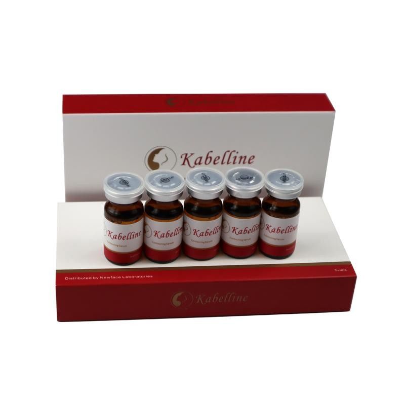 Kabelline ไขมันละลายฉีด 5 ถัง X8ml หน้าและร่างกาย การลดน้ําหนัก