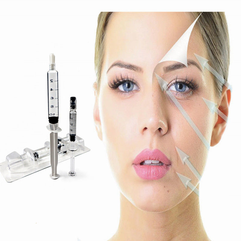1ml 2ml Ha Cross Linked Dermal Lip Filler สูตรฉีดจมูกเปลี่ยนรูปร่างผิวหนังสําหรับใบหน้า